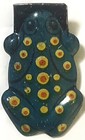 Antique Vintage 1950s Little Spotted Frog Tin Clicker Noisemaker Collectors Toy 