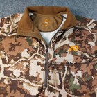First Lite Klamath 1 4 Zip Mens Large Brown Camo Pullover Grid Fleece Hunting