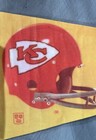 Vintage 1970s Kansas City Chiefs Full-size Football Fan Pennant