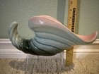 Vintage Hull Pottery 64 Conch Sea Shell Cornucopia Planter Usa Pink Turquoise