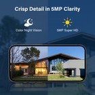 Wifi Outdoor 5mp Ip Cctv Security Camera System Wireless 10ch 1tb Nvr Home Audio