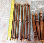 Antique Oak Chair Spindles Mixed Lot Vintage Furniture Parts Salvage Crafting