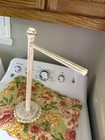 Kitchen Towel Holder Wooden White Washed Towel Not Included 