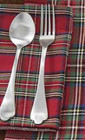 Park Designs Regal Tartan Plaid Dinner Napkins    Set Of 4    New