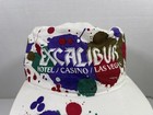 Vintage Excalibur Hotel Casino Las Vegas Painters Splash Fitted Hat Cap