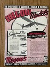 Rare Lot Of 4 Vintage  1940-1944  Model Airplane News Magazines Wwii 
