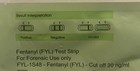  5pk fentanyl Home Drug Testing Strips  substance powder urine High Accuracy 5pk
