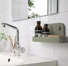 Set Of 3 Ikea Obonas Wall Shelf  Container Triple Hook With Suction Cup New