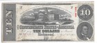 T-59  10 Confederate 1863 Annotated signed F W Olin  Nix 35th Alabama Pcgs Vf 25