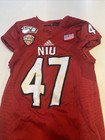 Game Worn Used Jersey Northern Illinois Huskies Niu Football Adidas Xl  47