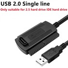 New Ide Sata To Usb 2 0 Adapter Converter Cable For 2 5 3 5 Inch Hard Drive Hd