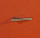 Nine Inch Nails Necktie Tie Clip Silver Metallic Embossed Metal Rare Custom Item