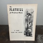 A View From The Bridge Arthur Miller Playbill Coronet Theatre - Tony Lo Bianco
