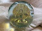 Robert Eickholt Paperweight Jelly Fish Blue Studio Art Glass Wman 4    2006 Signed