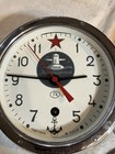 Russian Soviet B Cccp Navy Kauahguyckue Red Star Submarine Clock   Key   Mount