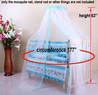 Crib Mosquito Net Crib Dome Bed Canopy Foldable Cot Net Tent Universal Palace St