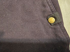 Liz Claiborne Womens Black Twill Flat Front Shorts 12 Side Pockets Back Pockets