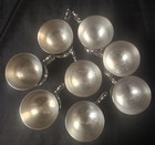 Vintage Silver Plated Punch Cups Victorian georgian Style - Set Of Eight