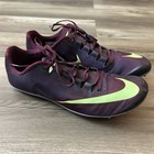 Nike Mens Zoom 400 Track Shoes  no Spikes  Size 12 Purple Lime Sprint Aa1205-500