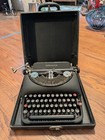 Vintage 1940s Remington  Model 5 Portable Black Typewriter W  Case 