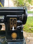 1950 s Vintage Singer Sewing Machine Black 301a With Case  Manual  Tested   