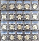 Fresh Original Roll 1923 Peace Dollars  All  20  Pcgs Graded With End Toners   