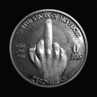 Zero F cks - Middle Finger Novelty Coin