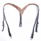 Wwii Ww2 German Y Suspenders Leather Straps Army Load Bearing