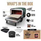 Ninja Woodfire 8-in-1 Outdoor Smoker Pizza Oven With 5 Pizza Settings  Green