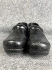 Dansko Professional Clogs Womens Size Eu 41 Narrow Black Leather Work Shoes