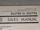 Briggs   Stratton Ms-7011 Sales Manual  March 1984 - Free Shipping W tracking