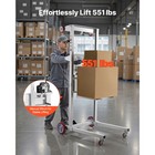 Uimoso Material Lift Winch Stacker 551 Lbs Capacity Pallet Truck W 70  Max Lift