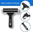 2 Pack Brayer Roller   professional Rubber Rolles    handle Comfortable    for    