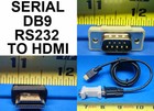 Us Seller New Hdmi To Db9 Serial Vga Rs232 9-pin Adapter Cable Lead  Getwiredusa
