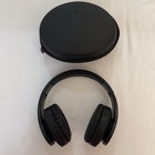 Foldable Headphones Over Ear W  Travel Case Bluetooth Wireless Stereo Black