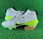 Nike Vapor Edge Pro 360 2 Football Cleats Platinum  Green Da5456-004 Sz 10 5