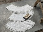 3pc Vintage Lace Collars White Lace   Pins Period Costume Vintage Wedding Sewing