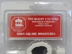 Town Square Miniatures1 12 Scale Dollhouse   4 Pc Porcelain Bathroom Set  new 
