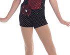 Child Large Shorts Only Silver Dance Costume Jazz Acro Glad You Came