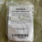 C d Valve Cd2290 Package Of 2 Tamper Resistant Hvac 1 4  Male Flare Locking Cap