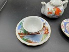 Vintage Miniature Porcelain Tea Set   Furniture Lot Hawaii Parrot 15pc   