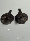 Aztec Mayan Calendar Vintage Mexican Sterling Silver 925 Cufflinks Taxco Signed