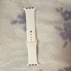 White Silicone Sport Strap Replacement Band For Apple Watch Smart Watch