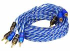 Rockville Rtr124 12 Foot 4 Channel Twisted Pair Rca Cable Split Pin  100  Copper