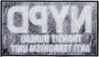 New York Police Anti Terrorism Plastic Backing Large Police Patch