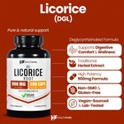 Healthfare Licorice Root Capsules 900mg  200 Caps Dgl Sup  Non-gmo Made In Usa