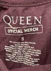 Queen Official Merch Women s Tank Top Burgundy Band Tee Graphic Logo Size 5x