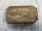 Antique Brass Match Safe Vesta Case Red Clover Celestino Costello   Co 