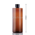 500ml Refillable Empty Plastic Bottles Tight Screw Cap For Lotion Soap Shampoo