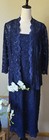 Alex Evenings Mother Of The Bride Evening Gown Set Formal Jacket Dress 16w Nwt